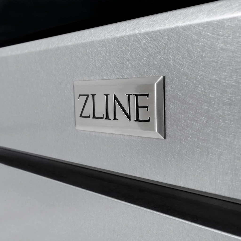 ZLINE Autograph Edition 48 in. 6.7 cu. ft. Paramount Double Oven Gas Range with 8 Burner Cooktop in Satin Stainless Steel and Polished Gold Accents (SGRSZ-48-G) - Image 8