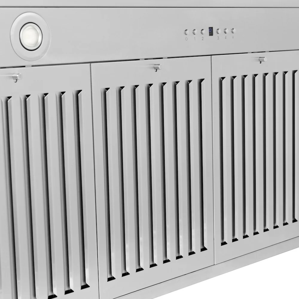 ZLINE 48 in. Autograph Edition Convertible Stainless Steel Range Hood with Stainless Steel Shell and Polished Gold Accents (KB4STZ-48-G) - Image 6
