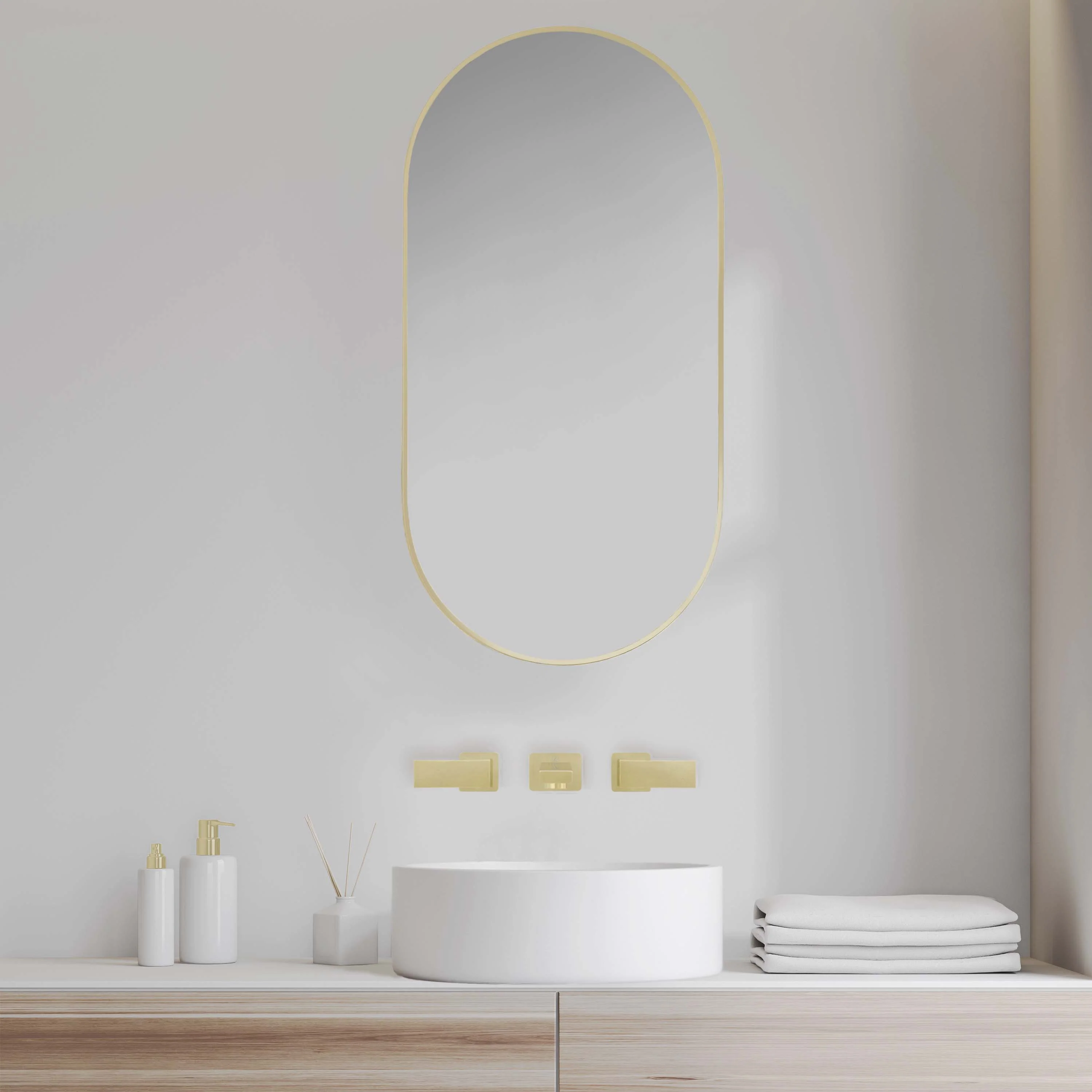 ZLINE Autograph Edition Bliss Wall Mount Bath Faucet in Polished Gold (BLS-BFW-PG) - Image 3