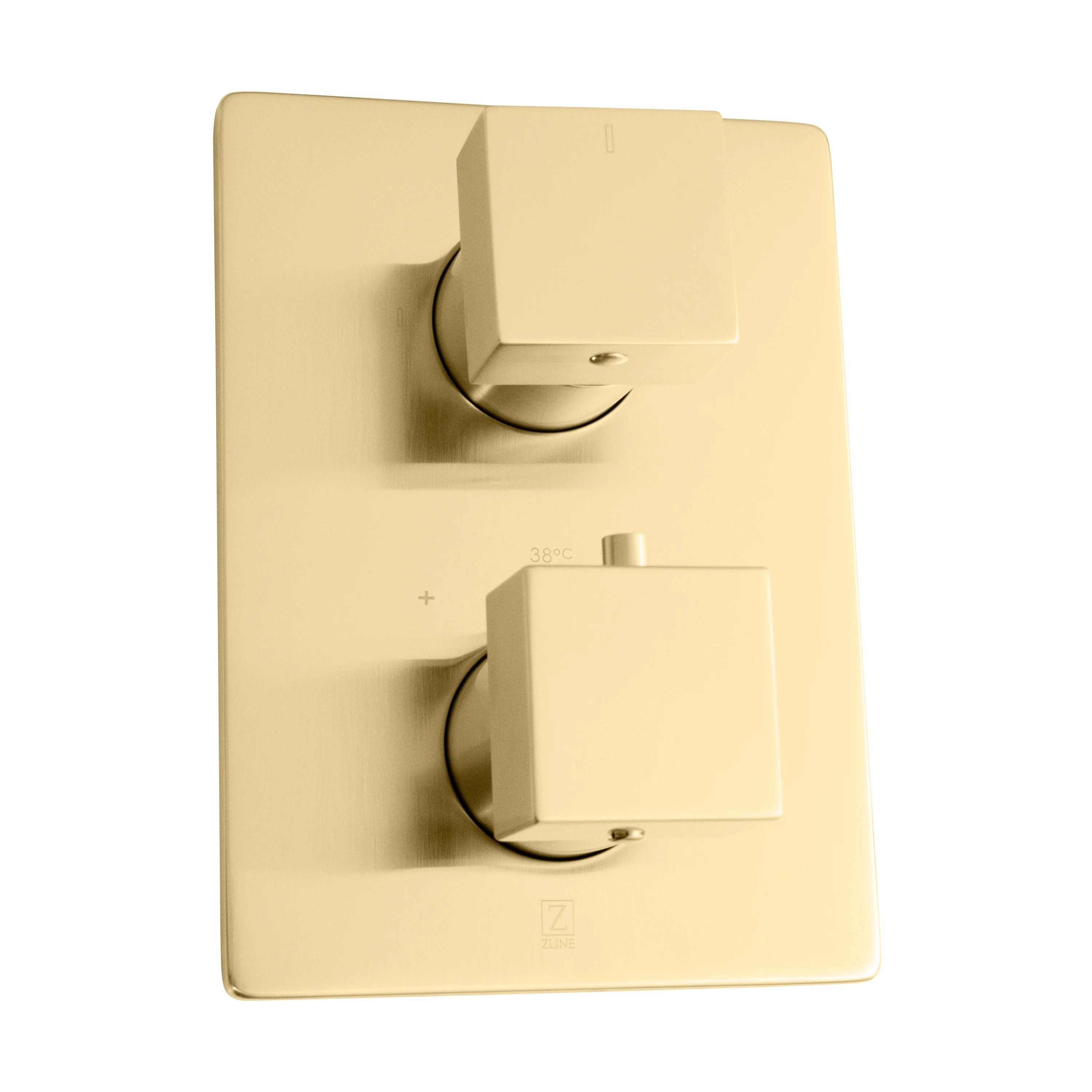 ZLINE Autograph Edition Crystal Bay Thermostatic Shower System with Body Jets in Champagne Bronze (CBY-SHS-T3-CB) - Image 4