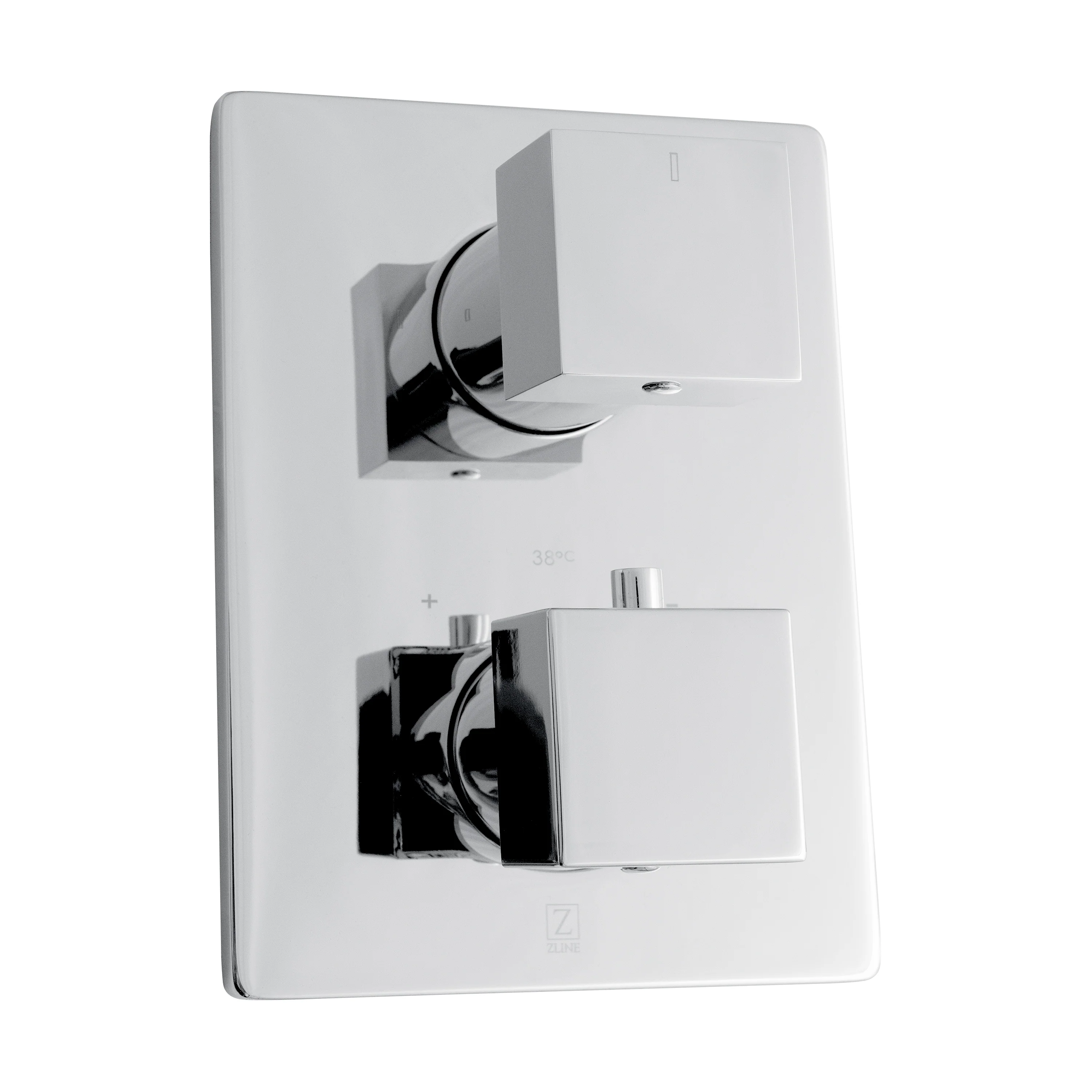 ZLINE Crystal Bay Thermostatic Shower System with Body Jets in Chrome (CBY-SHS-T3-CH) - Image 3