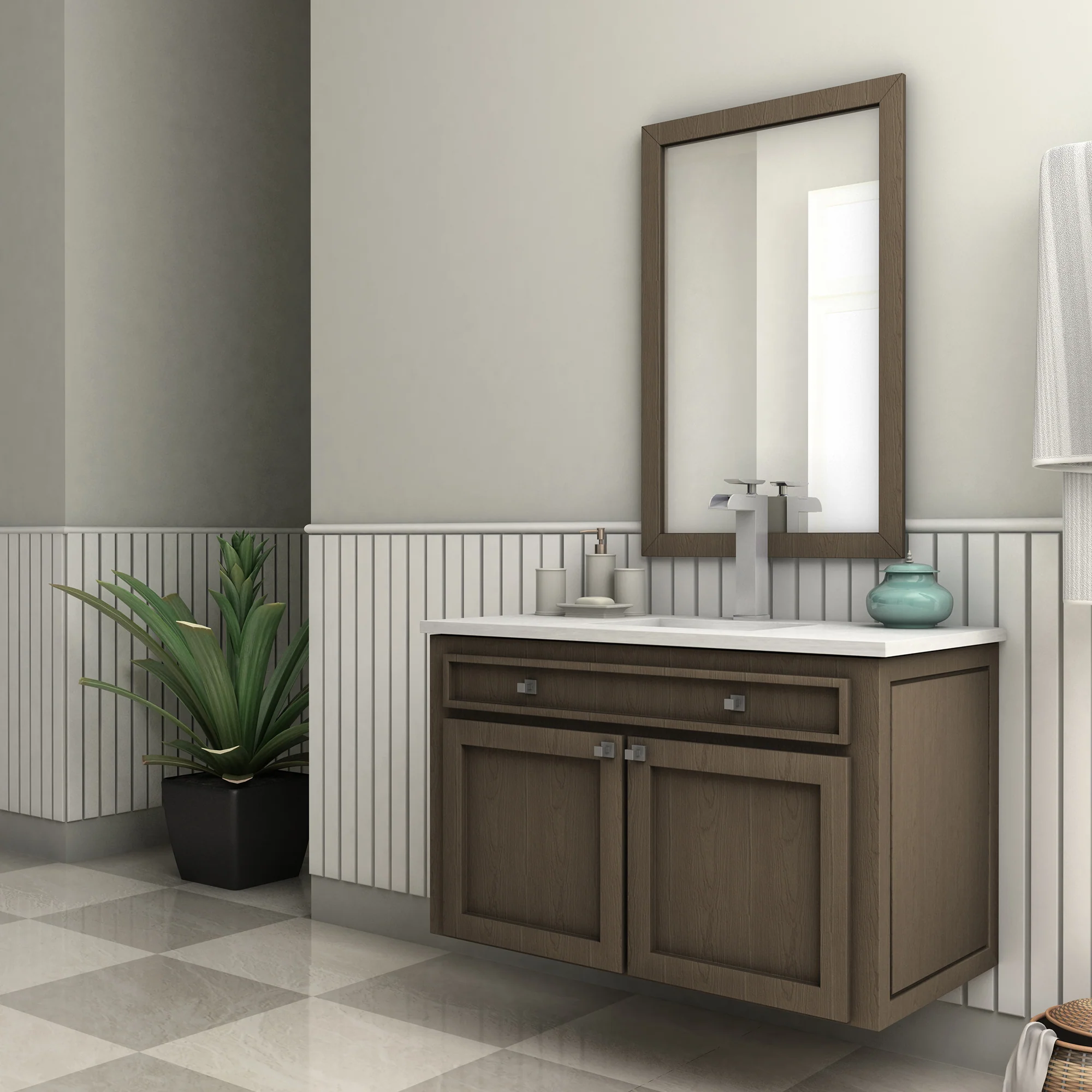 ZLINE Eagle Falls Bath Faucet in Brushed Nickel (EAG-BF-BN) - Image 5