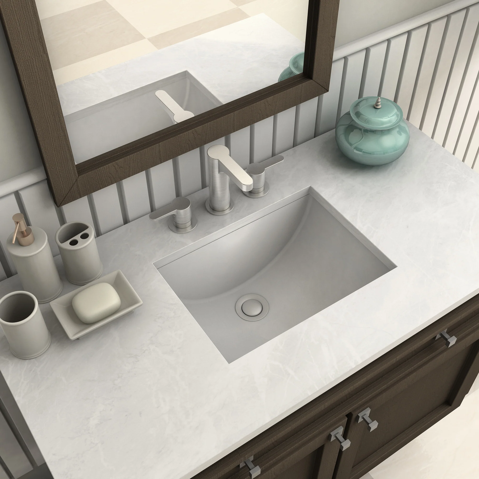 ZLINE Fallen Leaf Bath Faucet in Brushed Nickel (FLF-BF-BN) - Image 8