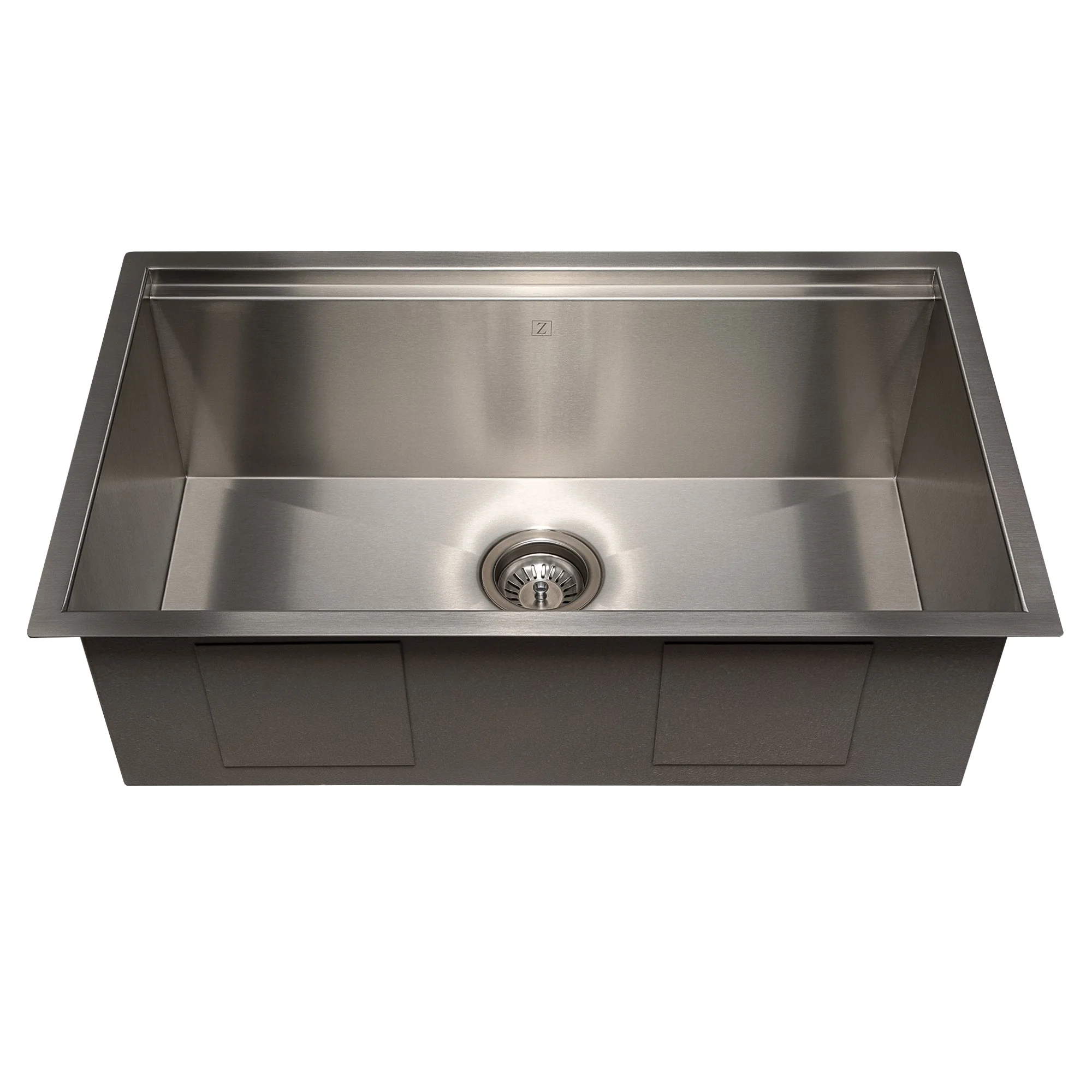 ZLINE 30 in. Garmisch Undermount Single Bowl Stainless Steel Kitchen Sink with Bottom Grid and Accessories (SLS-30) - Image 11