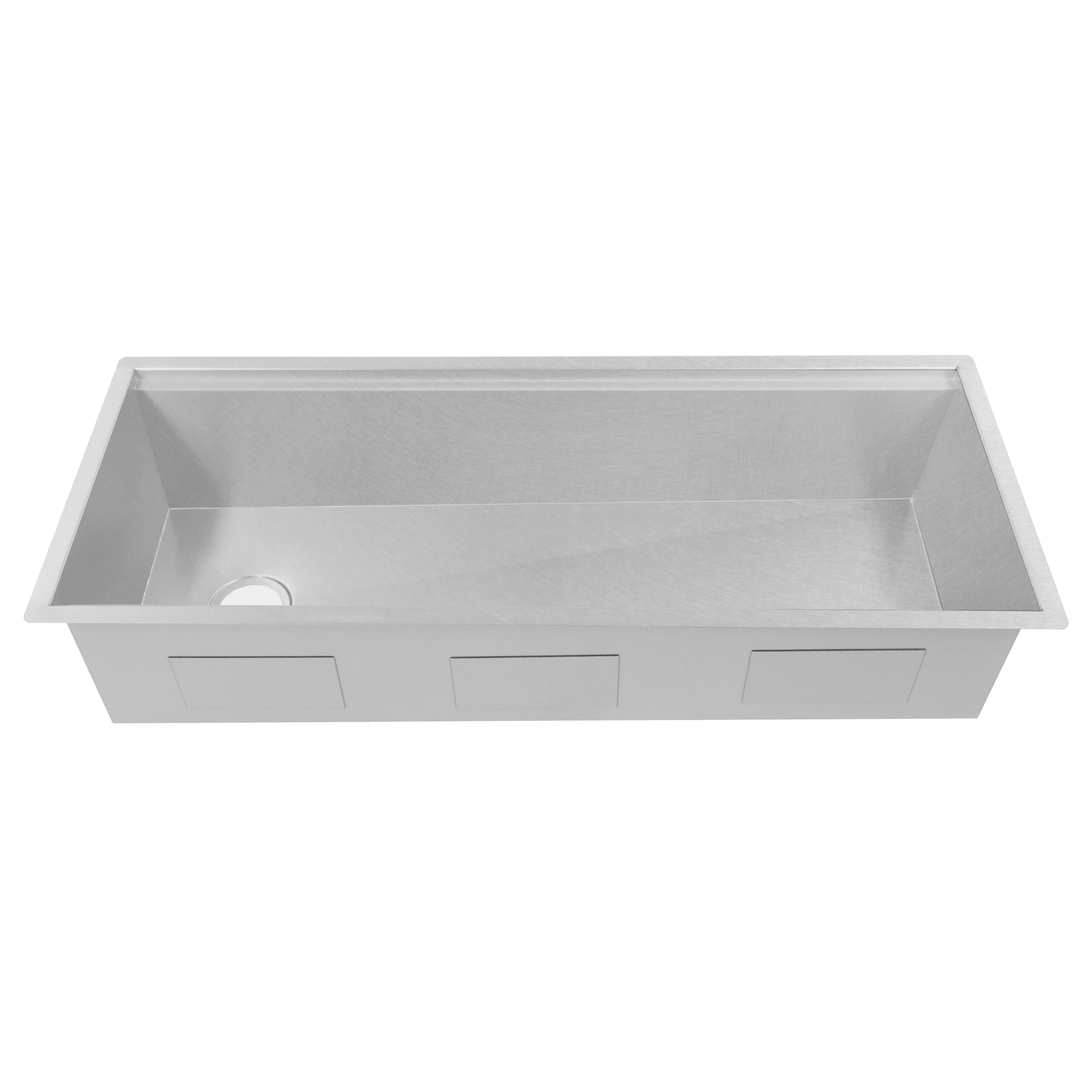 ZLINE 43 in. Garmisch Undermount Single Bowl Satin Stainless Steel Kitchen Sink with Bottom Grid and Accessories (SLS-43S) - Image 5