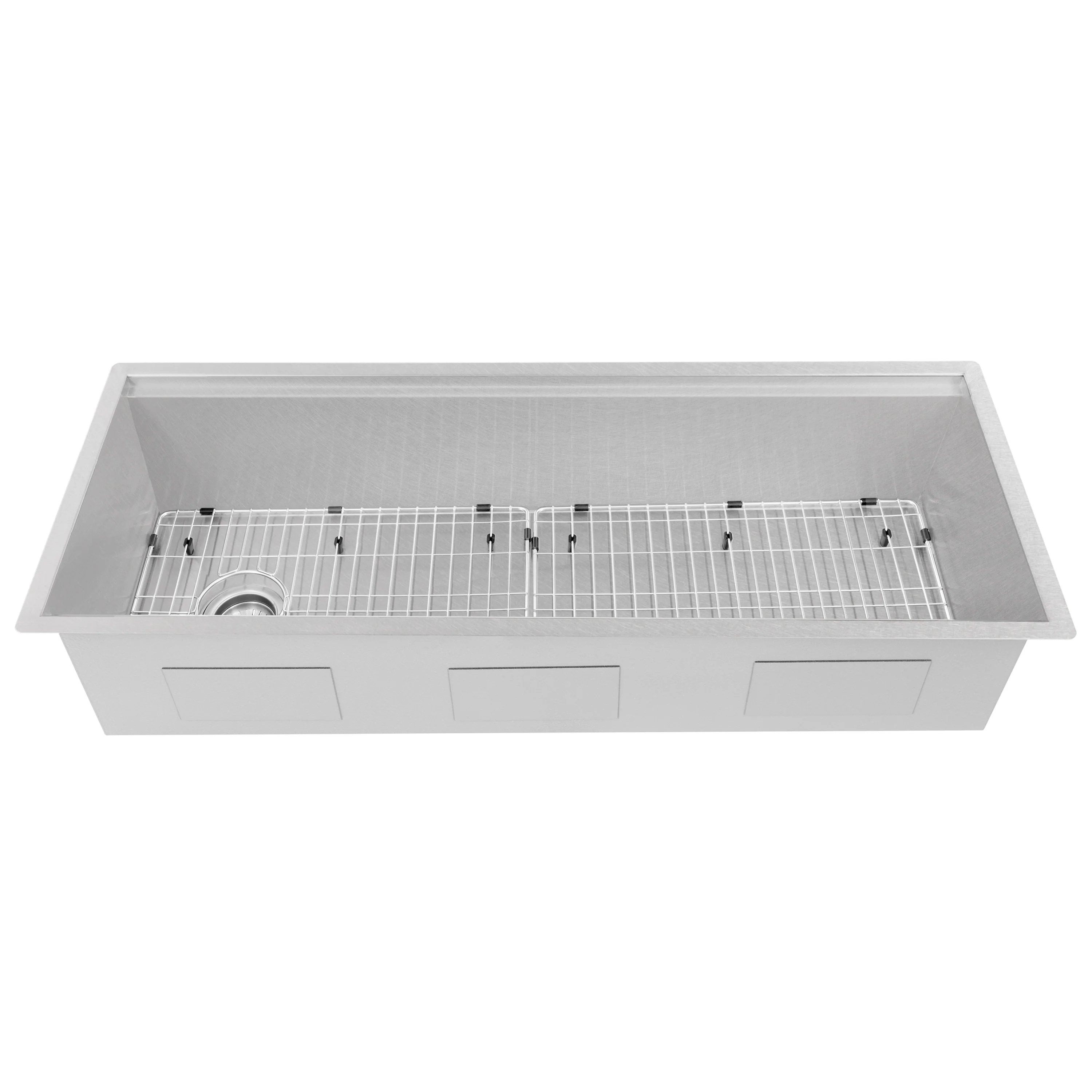 ZLINE 45 in. Garmisch Undermount Single Bowl Satin Stainless Steel Kitchen Sink with Bottom Grid and Accessories (SLS-45S) - Image 9