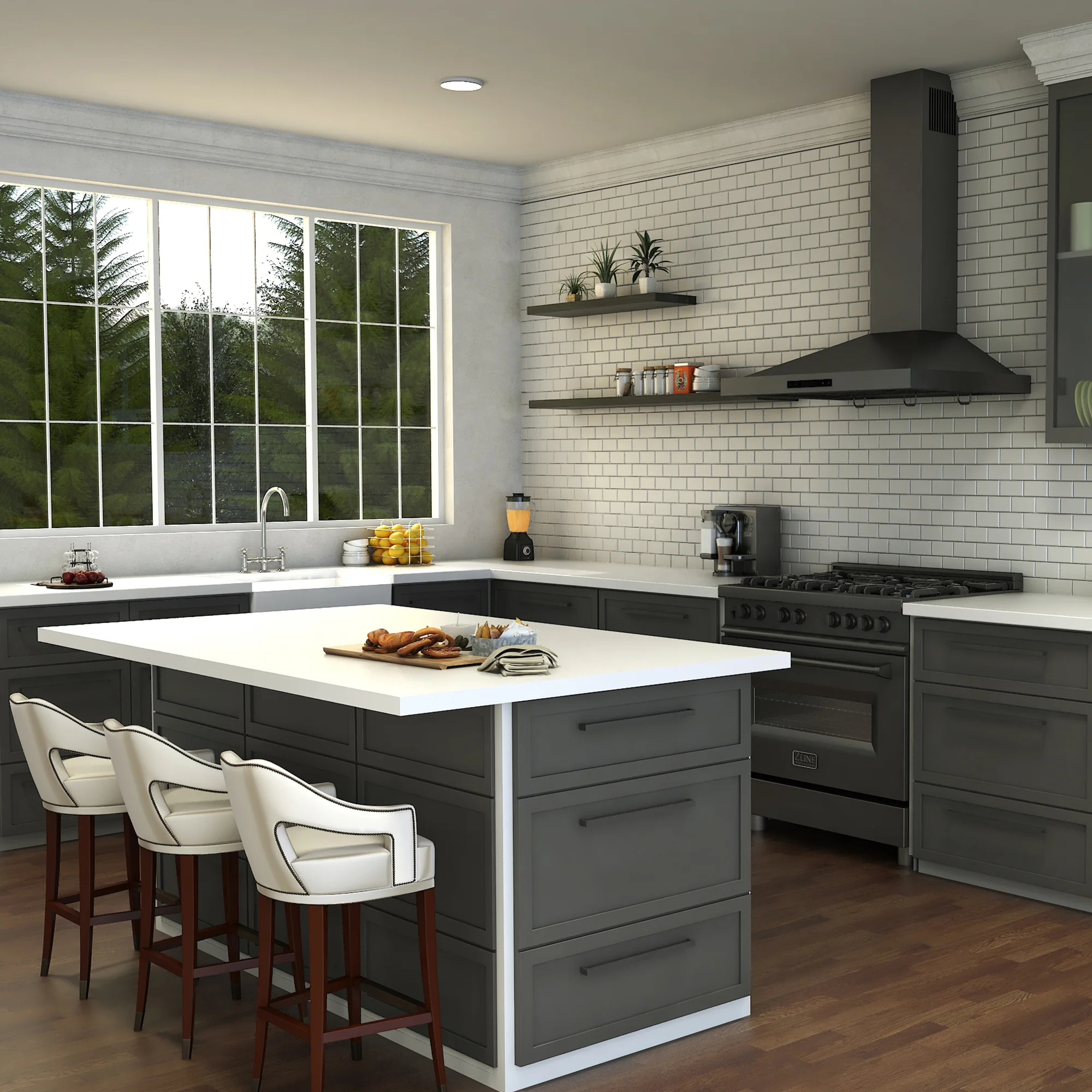 ZLINE Mona Kitchen Faucet in Chrome (MNA-KF-CH) - Image 9
