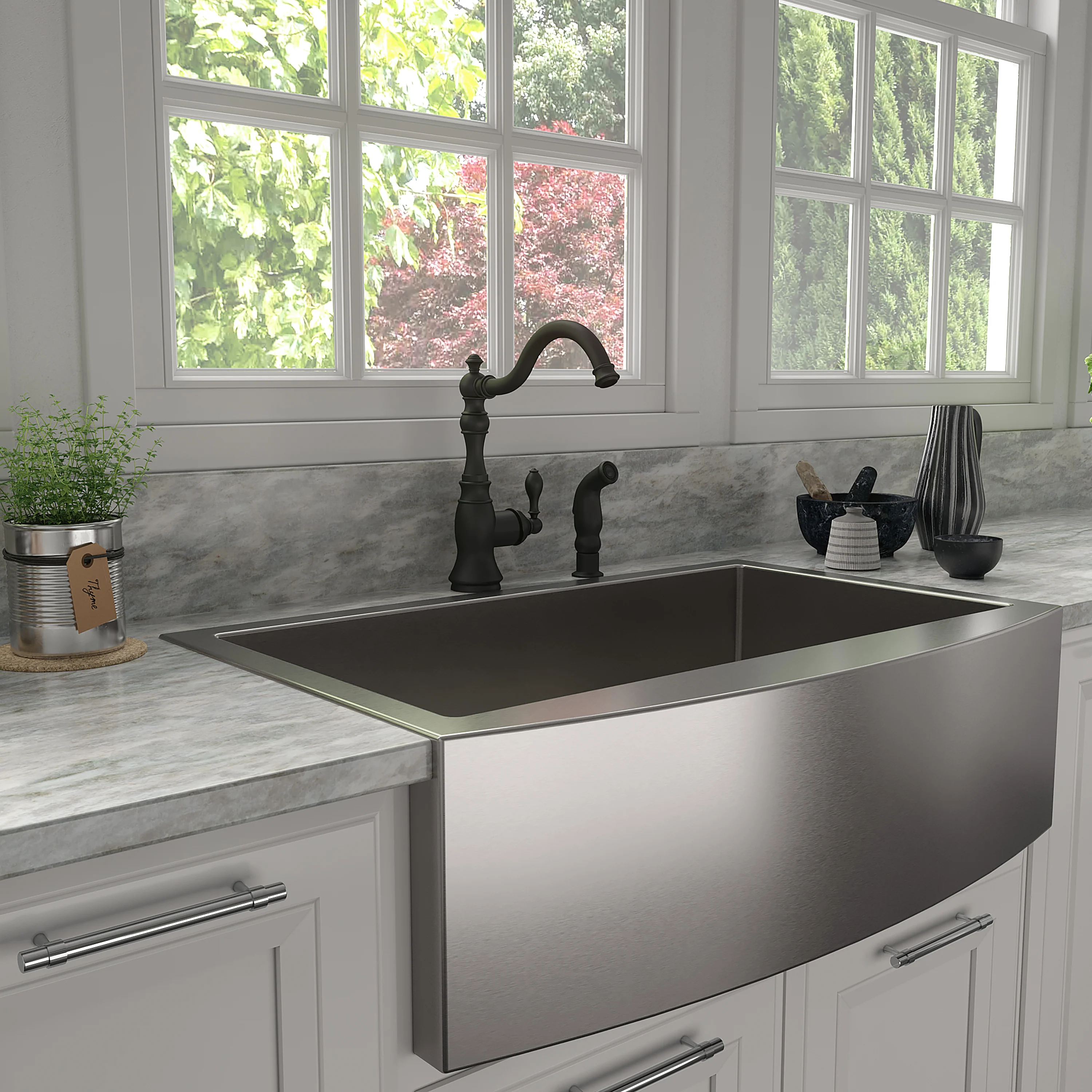 ZLINE Rembrandt Kitchen Faucet in Matte Black (REM-KF-MB) - Image 2