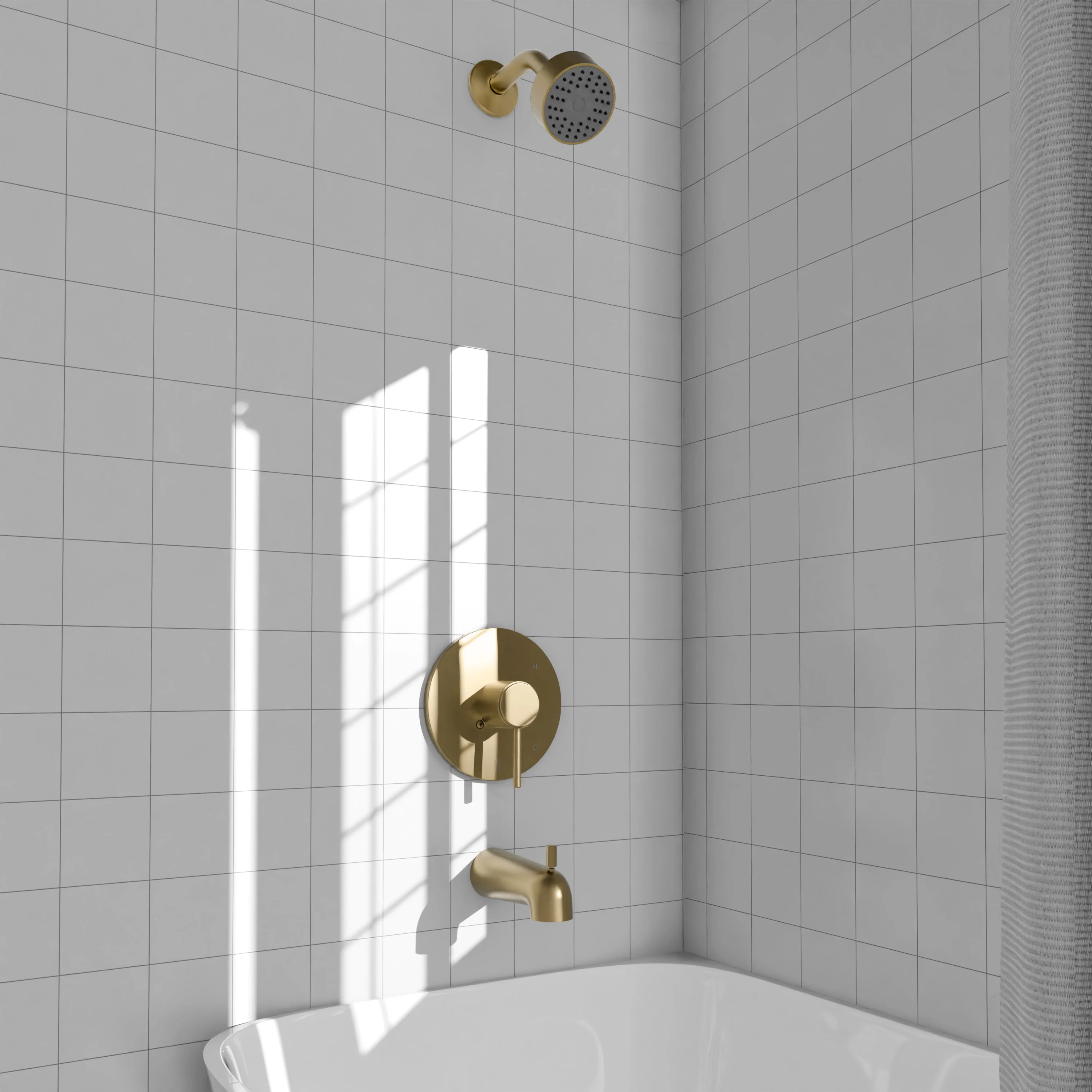 ZLINE Palisades Elegant Shower System in Champagne Bronze (RBCN1-SHS-CB) - Image 3