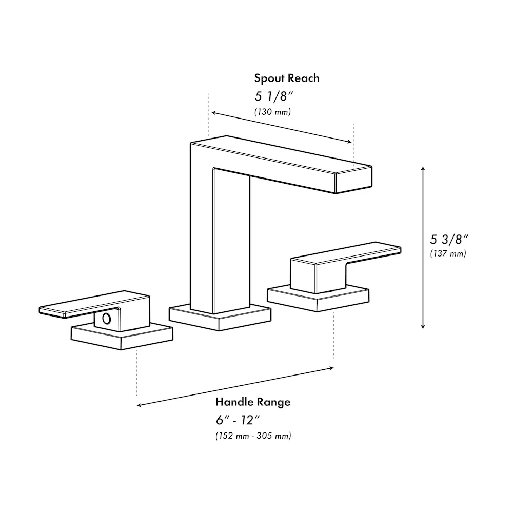 ZLINE Palisades Modern Widespread Bath Faucet in Brushed Nickel (RBCN3-BF-BN) - Image 7