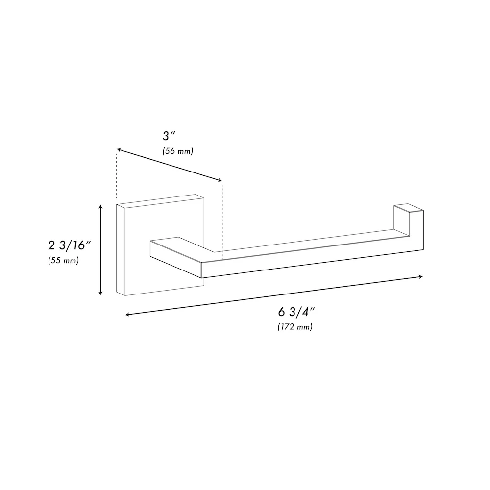 ZLINE Palisades Toilet Paper Holder in Champagne Bronze (RBCN1-TP-CB) - Image 5